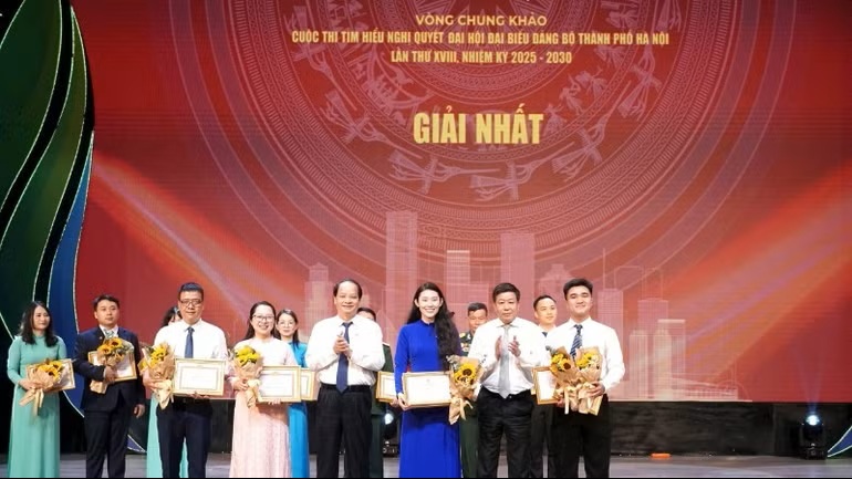 Hơn 1 triệu lượt dự thi tìm hiểu Nghị quyết Đại hội Đảng bộ thành phố Hà Nội lần thứ XVIII