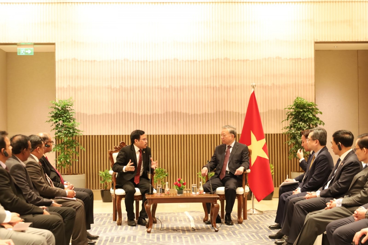 Tổng Bí thư, Chủ tịch nước Tô Lâm tiếp đại diện các tập đoàn, doanh nghiệp của Ấn Độ