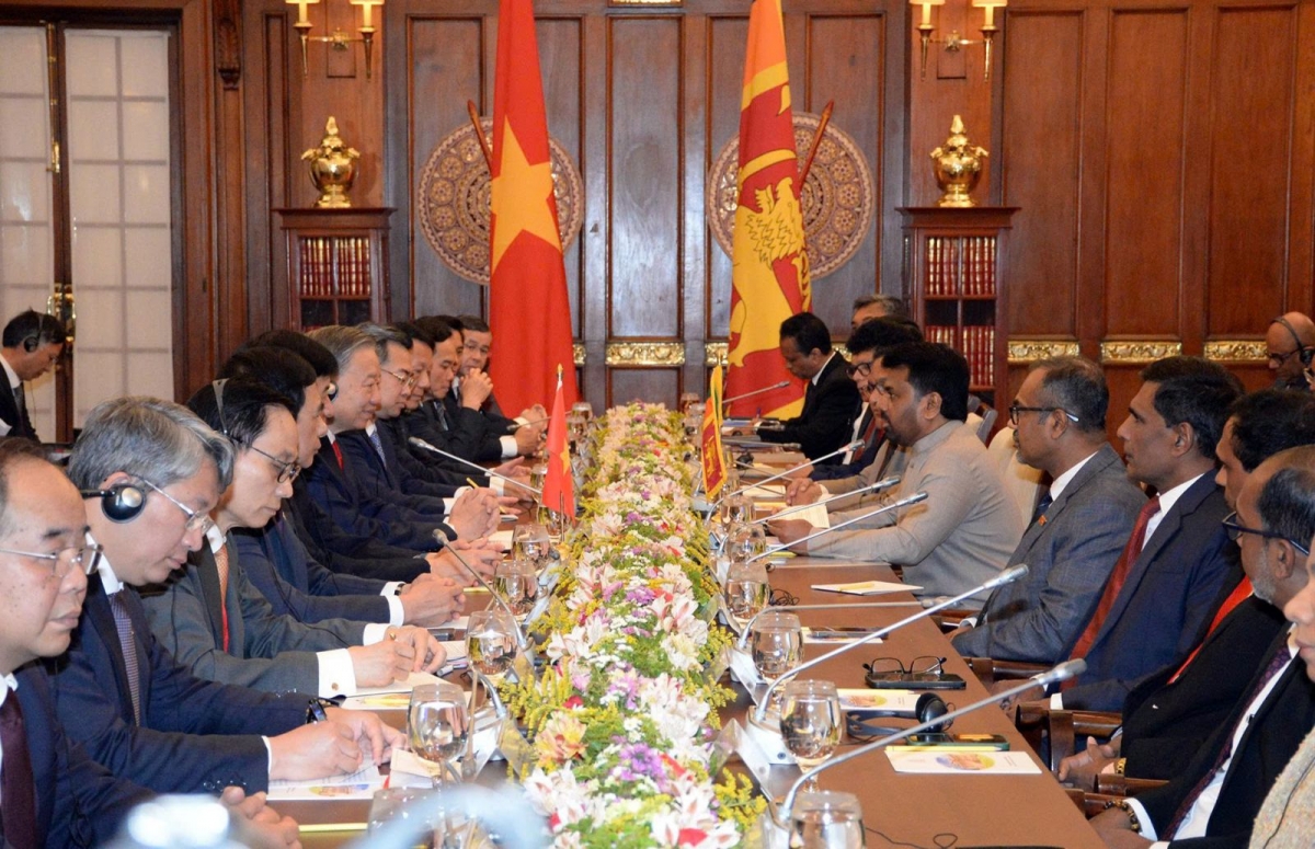 Tổng Bí thư, Chủ tịch nước Tô Lâm hội đàm với Tổng thống Sri Lanka Anura Kumara Dissanayake