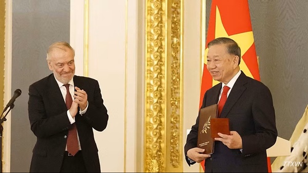 Tổng Bí thư, Chủ tịch nước Tô Lâm nhận Giải thưởng Hòa bình Quốc tế Lev Tolstoy năm 2026 tại Liên bang Nga