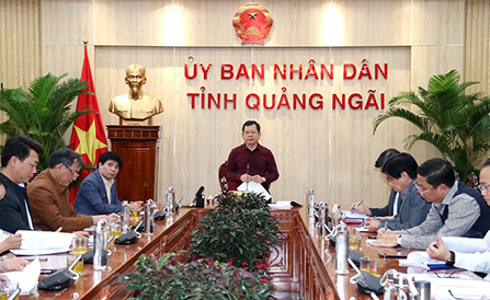 UBND tỉnh cho ý kiến về ý tưởng quy hoạch Công viên trung tâm thành phố Quảng Ngãi mở rộng