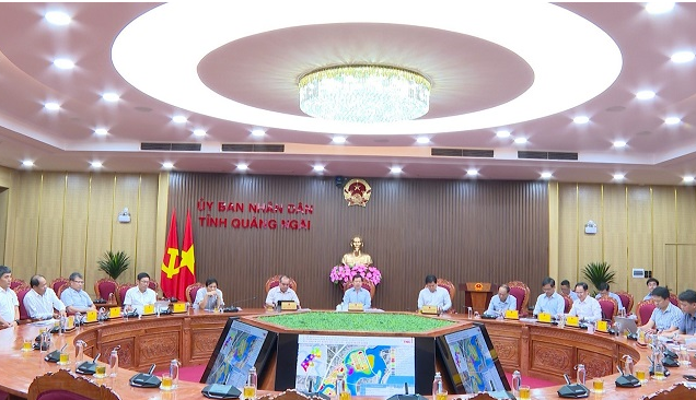 UBND tỉnh Quảng Ngãi cho ý kiến về ý tưởng quy hoạch khu đô thị mới Tịnh Hòa