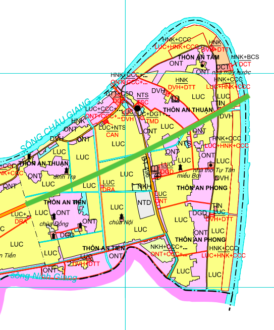 Quy hoạch giao thông xã An Ninh, Hà Nam đến năm 2030