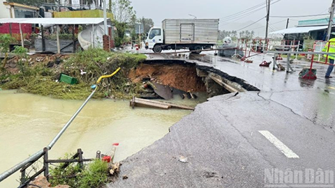 Các tuyến quốc lộ địa phương quản lý còn 19 vị trí bị tắc đường
