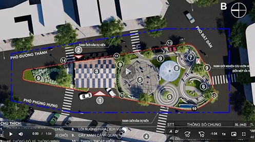 Phê duyệt quy hoạch bãi đỗ xe ngầm Phùng Hưng - Bát Đàn