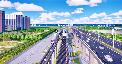 Đề xuất xây 4 KĐT phục vụ di dân trục đại lộ sông Hồng