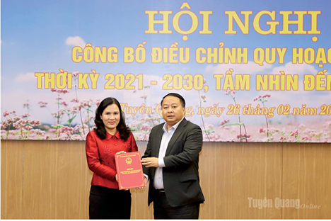 Tuyên Quang: Công bố điều chỉnh quy hoạch tỉnh thời kỳ 2021-2030, tầm nhìn đến năm 2050
