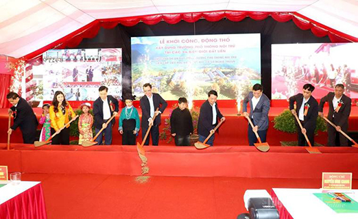 Tuyên Quang khởi công đồng loạt 11 Trường phổ thông nội trú tại xã biên giới