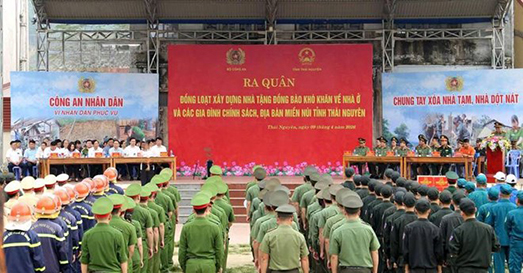 Xây dựng 560 căn nhà hỗ trợ người dân miền núi Thái Nguyên