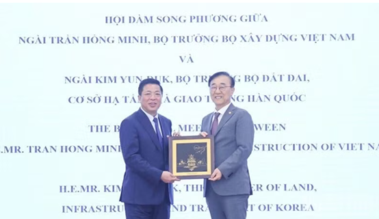 Mở rộng hợp tác về hạ tầng giao thông, đô thị với Hàn Quốc
