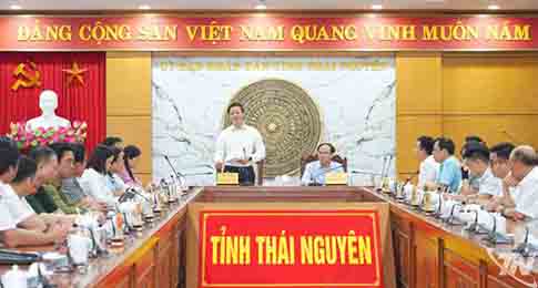 Thứ trưởng Nguyễn Văn Sinh làm việc với tỉnh Thái Nguyên về phát triển nhà ở xã hội