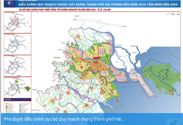 Phê duyệt điều chỉnh cục bộ Quy hoạch chung thành phố Hải Phòng đến năm 2040, tầm nhìn đến năm 2050 tại các khu vực Đồ Sơn, Cát Bà, Nam sông Cấm và Bắc sông Cấm   