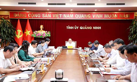  Quảng Ninh: Thường trực Tỉnh ủy nghe và cho ý kiến đối với một số quy hoạch quan trọng