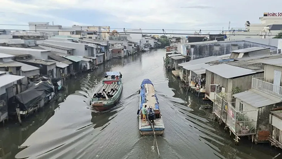 Cà Mau: Xây kè kết hợp chỉnh trang đô thị kênh Quản Lộ - Phụng Hiệp