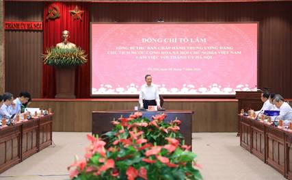 Tập trung các giải pháp, tháo gỡ khó khăn để Hà Nội đạt mục tiêu tăng trưởng hai con số
