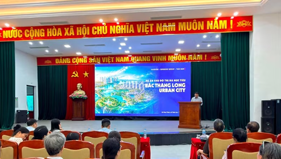 Lấy ý kiến cộng đồng dân cư về Quy hoạch chi tiết Khu đô thị đa mục tiêu Bắc Thăng Long Urban City
