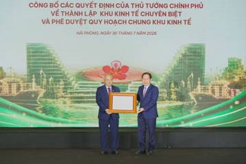 Công bố các Quyết định của Thủ tướng Chính phủ về Khu kinh tế và khởi động Khu Thương mại tự do Hải Phòng: Kiến tạo không gian tăng trưởng mới