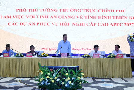 Phó Thủ tướng Thường trực Phạm Gia Túc kiểm tra tiến độ các công trình phục vụ APEC 2027