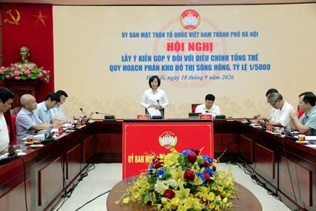  Hà Nội: Góp ý hoàn thiện Điều chỉnh tổng thể Quy hoạch phân khu đô thị sông Hồng