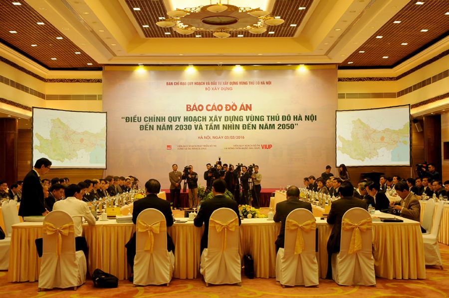 Report on Ha Noi capital regional construction plan 