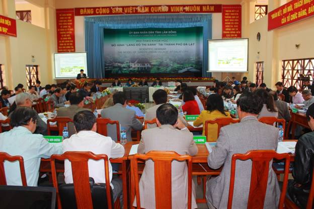 VIUP leader attends the scientific conference “Model of green urban villages” in Da Lat