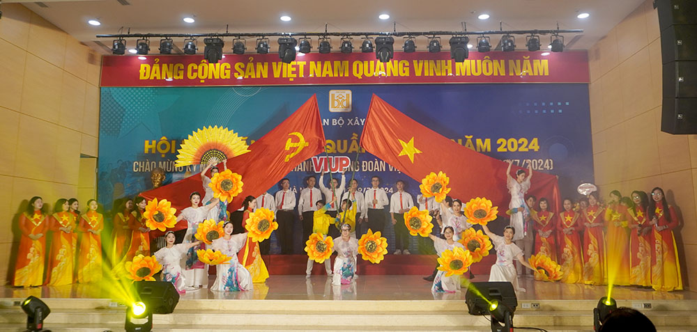 Đội văn nghệ VIUP tham gia Hội diễn văn nghệ quần chúng Cơ quan Bộ Xây dựng năm 2024