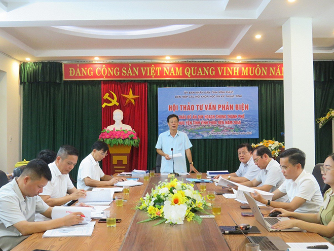 VIUP báo cáo Hội đồng Dự thảo quy hoạch TP. Phúc Yên