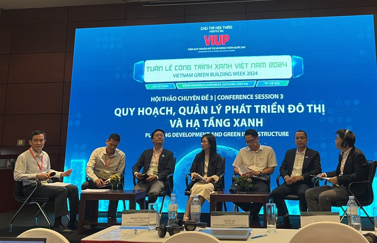 VIUP chủ trì hội thảo chuyên đề “Quy hoạch, quản lý phát triển đô thị và hạ tầng xanh” tại Tuần lễ Công trình xanh Việt Nam 2024