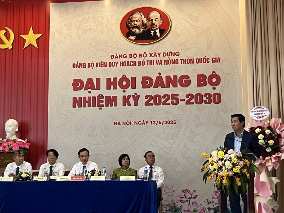 Đại hội Đảng bộ Viện Quy hoạch đô thị và nông thôn quốc gia nhiệm kỳ 2025-2030 thành công tốt đẹp