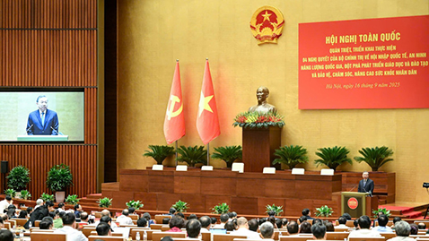 Hội nghị toàn quốc quán triệt, triển khai thực hiện 4 nghị quyết quan trọng của Bộ Chính trị