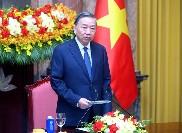 Tổng Bí thư, Chủ tịch nước Tô Lâm tiếp Trưởng đoàn các nước, chuyên gia, học giả và đại diện các tổ chức quốc tế tham dự Diễn đàn Tương lai ASEAN 2026