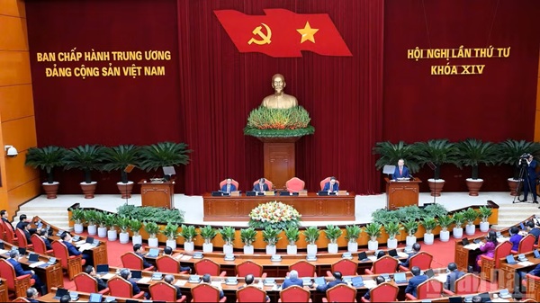 Khai mạc Hội nghị lần thứ tư Ban Chấp hành Trung ương Đảng khóa XIV