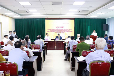Hội thảo tổng kết 10 năm công tác thông tin, tuyên truyền về chủ động ứng phó biến đổi khí hậu, tăng cường quản lý tài nguyên và bảo vệ môi trường giai đoạn 2013 - 2023