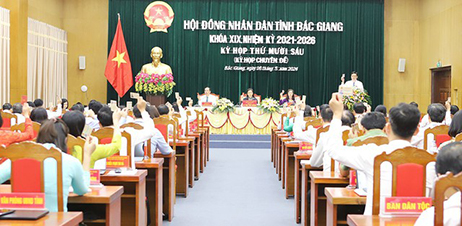 HĐND tỉnh Bắc Giang thông qua nghị quyết về điều chỉnh quy hoạch tỉnh