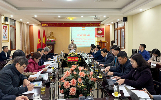 Hội thảo lấy ý kiến phản biện xã hội về chương trình phát triển đô thị tỉnh Bắc Kạn đến 2030