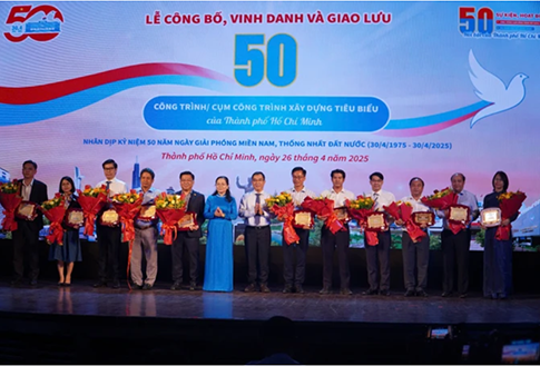 TPHCM vinh danh 50 công trình xây dựng tiêu biểu