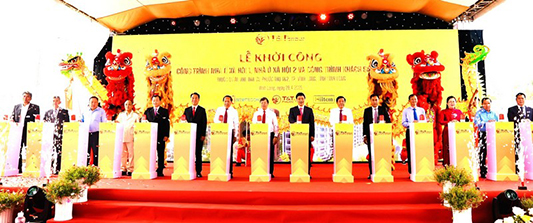 Tập đoàn T&T Group khởi công xây dựng 2 công trình nhà ở xã hội tại Vĩnh Long