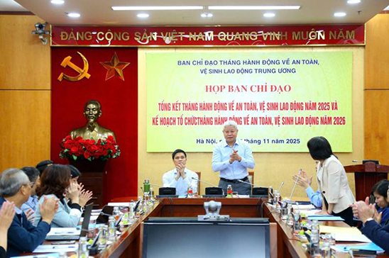  Bộ Xây dựng đạt nhiều kết quả thiết thực trong Tháng hành động về an toàn, vệ sinh lao động năm 2025