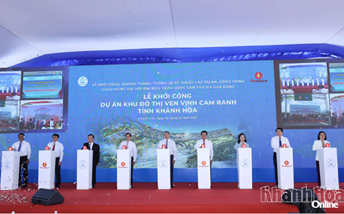 Khởi công Dự án Khu đô thị ven vịnh Cam Ranh