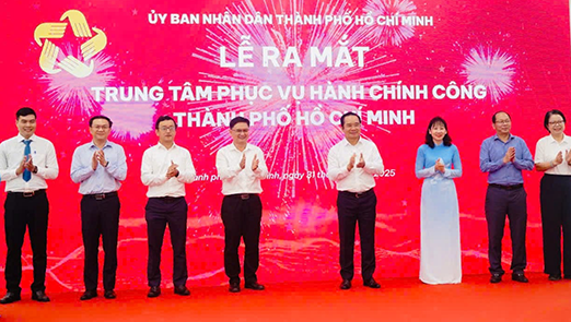 Ra mắt Trung tâm Phục vụ hành chính công Thành phố Hồ Chí Minh