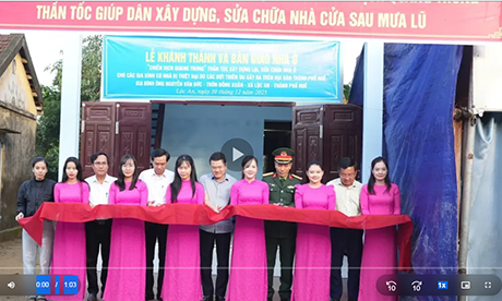 Huế khánh thành căn nhà đầu tiên trong 'Chiến dịch Quang Trung'