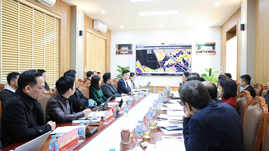 Xã Tam Hưng làm việc với tập đoàn Vingroup và các đơn vị chuyên môn