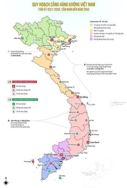 Quy hoạch mạng lưới 34 cảng hàng không Việt Nam mới nhất năm 2026