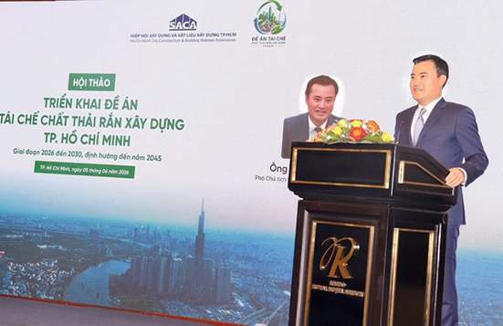 TP. Hồ Chí Minh hướng tới đô thị kiểu mẫu về quản lý, tái chế và tái sử dụng chất thải xây dựng