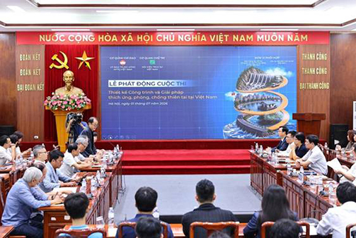 Phát động cuộc thi Thiết kế công trình và giải pháp thích ứng phòng, chống thiên tai
