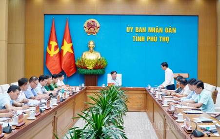 Phú Thọ: Chủ tịch UBND tỉnh Trần Duy Đông nghe báo cáo một số đồ án quy hoạch phân khu