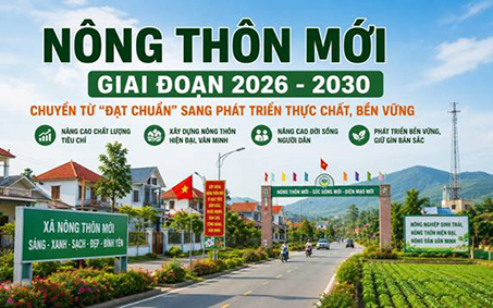 Hà Nội: Ban hành Bộ tiêu chí xã nông thôn mới giai đoạn 2026 – 2030