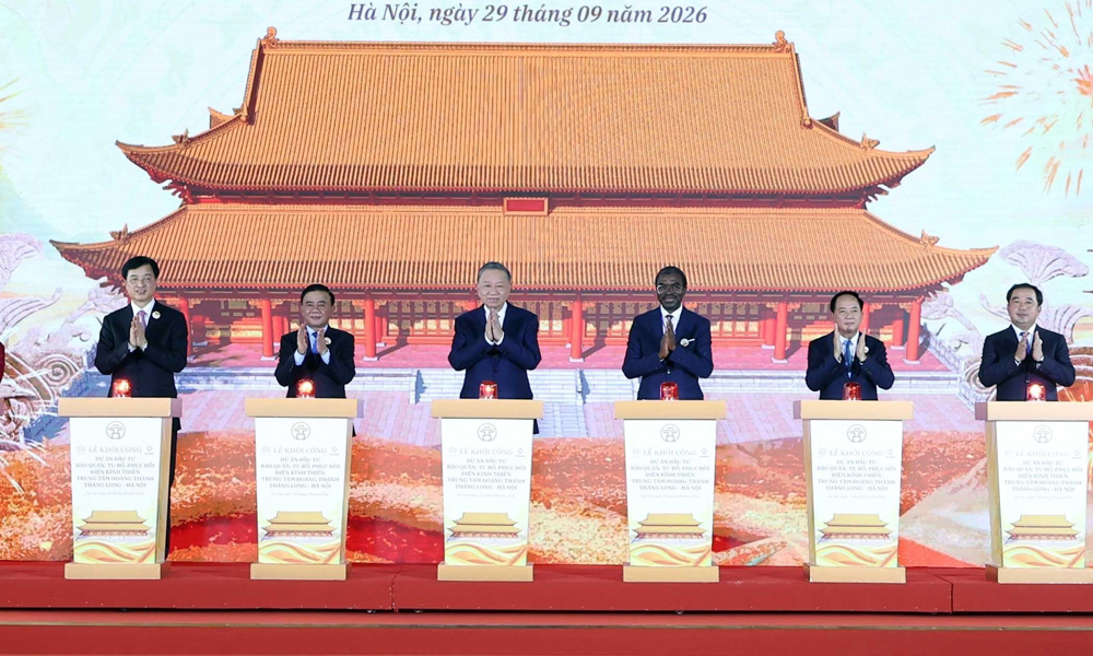 Tổng Bí thư, Chủ tịch nước Tô Lâm dự Lễ khởi công Dự án đầu tư bảo quản, tu bổ, phục hồi Điện Kính Thiên