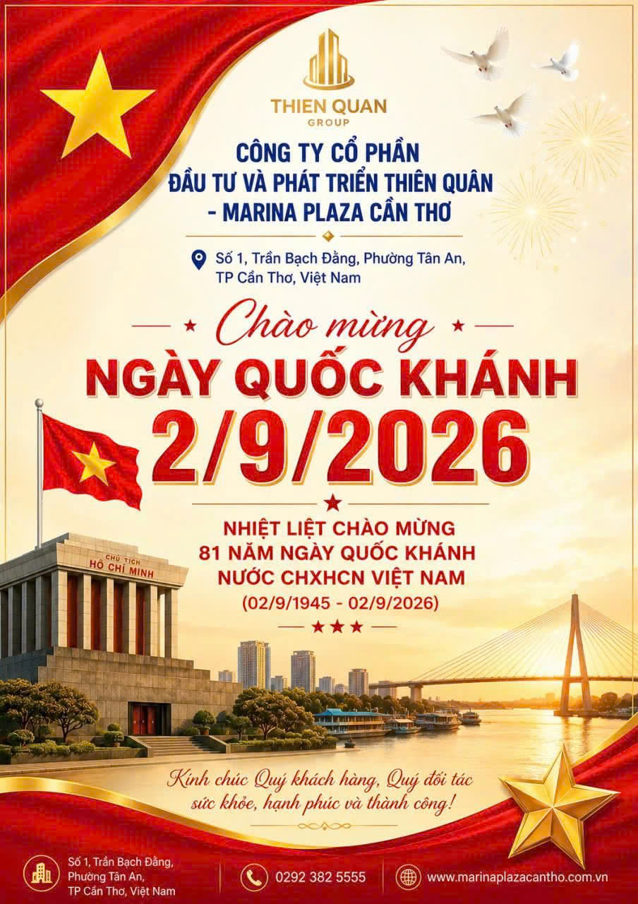 Thiên Quân Marina Plaza Cần Thơ: Thiên đường cuộc sống