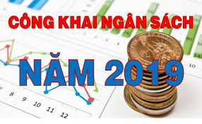 Công khai ngân sách nhà nước năm 2019